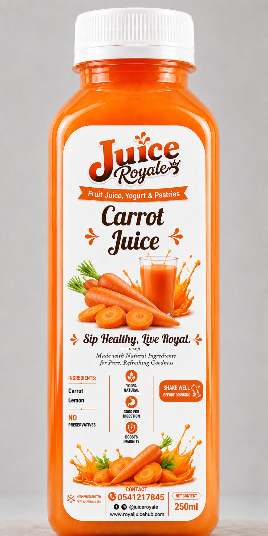 Royal Juice Hub Carrot Juice